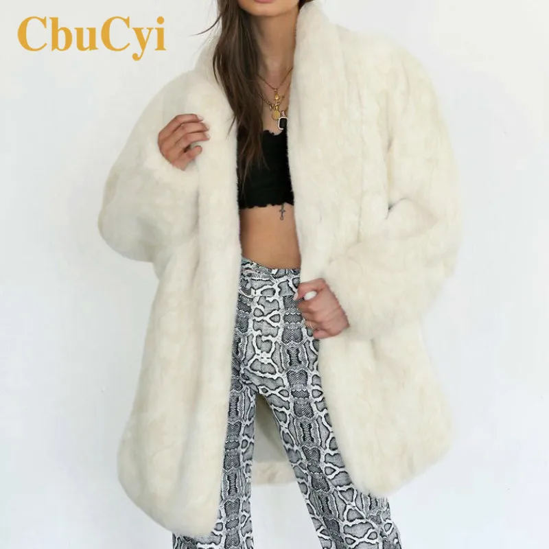 Best Women Teddy Coat Winter Autumn Faux Fur Coats Women Furry Teddy Jackets Outwear Plush Overcoat Long Thicken Warm Faux Fur Coat