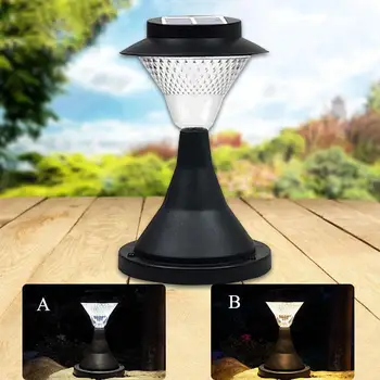 

LumiParty 16 LED Outdoor Garden Path Landscape Fence Yard Pillar Lamp Solar Powered LED Light