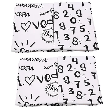 

4Pcs Cotton Table Napkins Cloth Tea Towel Absorbent Dish Cloth Scouring Pad Kitchen Towels Cleaning Cloth Handkerchief Party Din