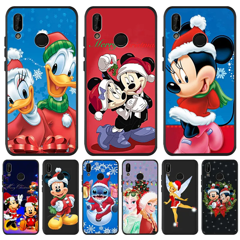 

Mickey Stitch Christmas For Huawei P8 P10 P20 P30 Mate 10 20 Honor 8 8X 8C 9 V20 20i 10 Lite Plus Pro Case Cover Coque Etui capa
