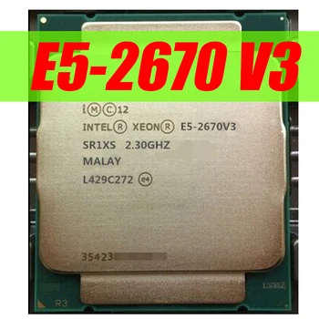 

Intel Xeon CPU official version E5-2670V3 2.30GHZ 30M 12-CORES E5 2670 E5-2670 V3 LGA2011-3 processor E5 2670V3 free shipping