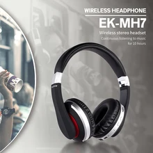 MH7 Bluetooth 5,0 беспроводные наушники Складные стерео игровая гарнитура с микрофоном Поддержка TF карты для IPad ноутбука мобильного телефона