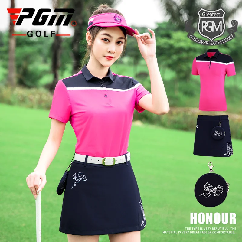 Golf Apparel Women Short Skirt Female Summer Leisure Sport Skirt Girl Wear Anti-exposure Short Dress XS-XL