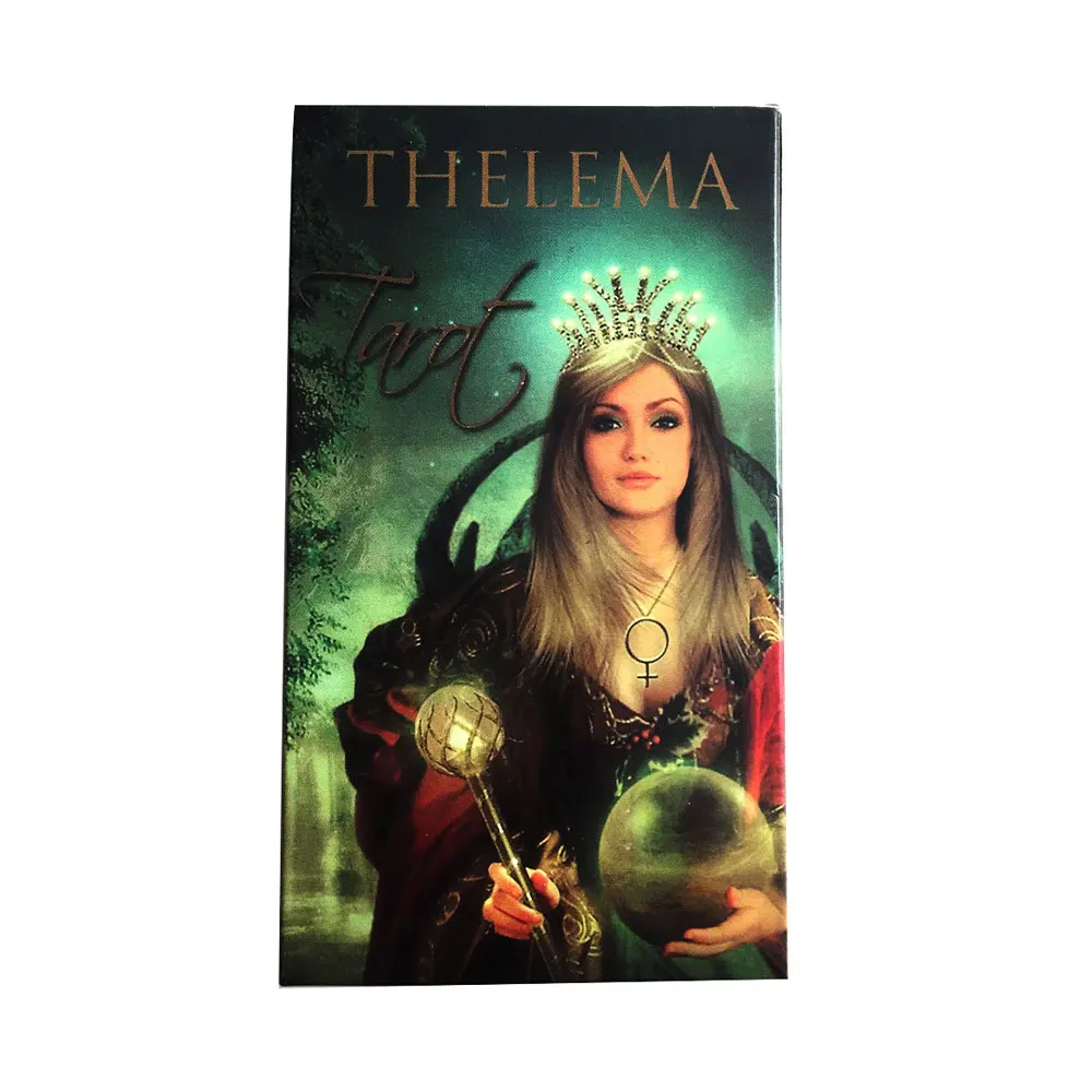 78Card Thelema Tarot Oracle Cards For Fate Divination Board Game And A Variety Of Options PDF Guide | Игрушки и хобби