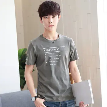 

Summer new women's street letter characters print loose short-sleeved T-shirt 6399