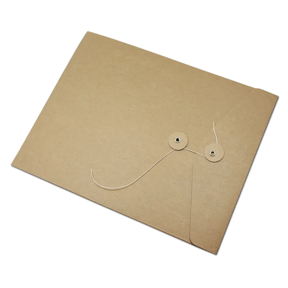 

31*23.5cm 20Pcs/ Lot Retro Event Kraft Paper File Bag Documents Pocket Bills Writing Paper A4 Paper Envelopes Office Supplies