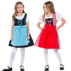 Multiple Girl Germany Oktoberfest Costume Traditional Bavarian Dirndl Wench Parade Cosplay Carnival Fancy Party Dress