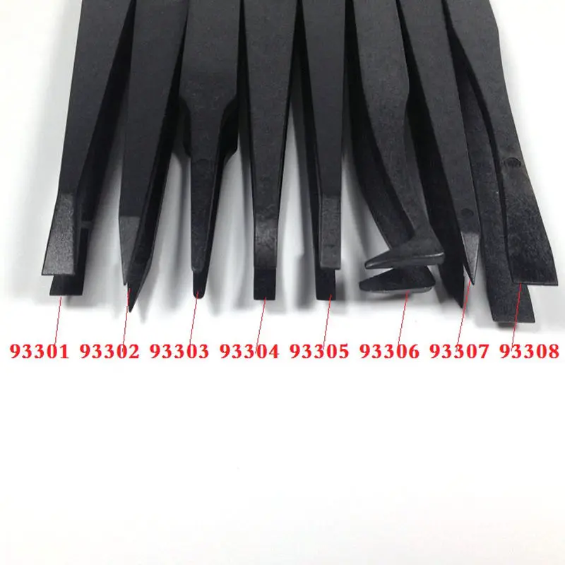 8pcs Anti-static Carbon fiber Electronic Tweezers Kit ESD Plastic Forceps PCB Repair Hand Tools Set