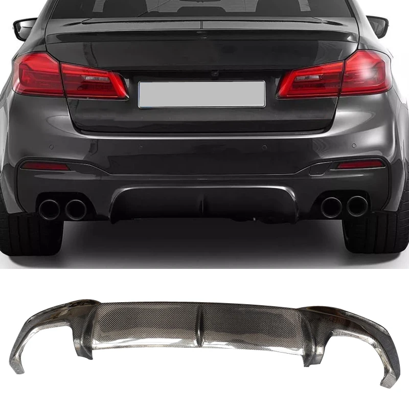 

A-C Style Carbon fiber Rear Bumper Diffuser Spoiler For BMW 5 Series G30 G31 G38