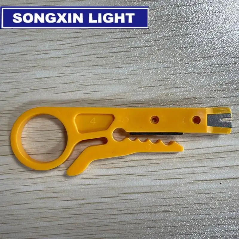 Wire Stripper Knife Crimper Pliers Crimping Tool Cable Stripping Wire Cutter Multi Tools Cut Line Pocket Multitool