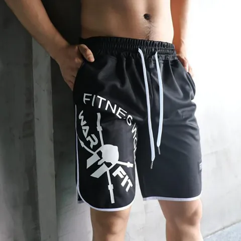 2019 New Arrival Summer Fashion Brand Men Gyms Shorts Fitness Bodybuilding Short Pants Beach Shorts Elastic Waist Shorts Pakistan