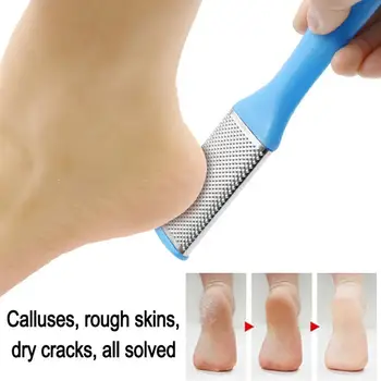 

1pc Professional Pedicure Tools Peeling Dead Skin Grinding Callus Foot Steel Scraper Rasp Grater Exfoliating File Stainless H1R6
