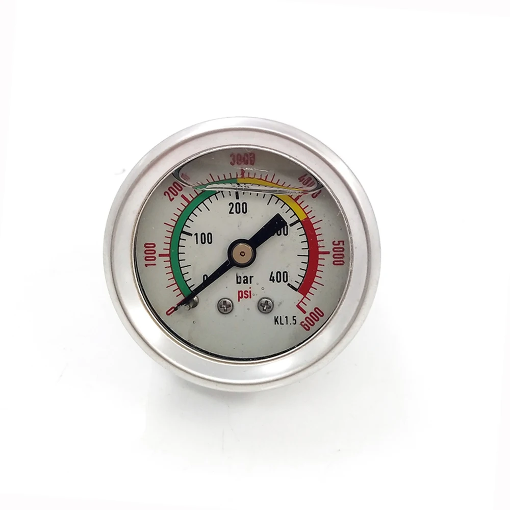 400bar / 6000psi PCP Hand Air Pump Manometer Double Range High Pressure