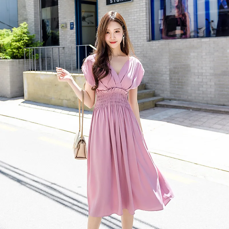 

Skirt Summer Women's 2019 New Style Hipster Immortal Chiffon Dress Retro Long Skirts GIRL'S Heart Fairy Skirt