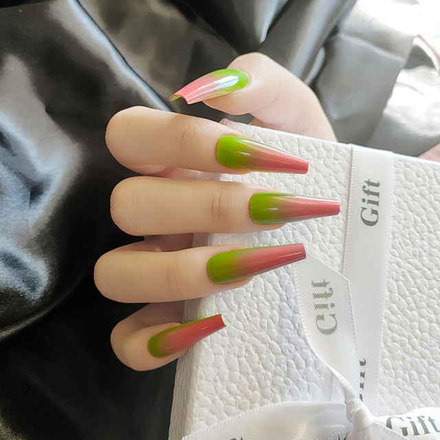 nails with designs coffin artificial nails tips overhead with glue press on nail false nails set nail art tools Accessories