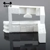 1:25 Miniature for Dollhouse Accessories Kitchen Cupboard Cabinet Plastic Model Toy Furniture Doll House Interior Decoration 1