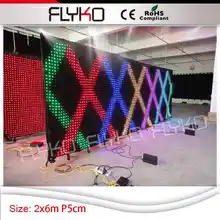 Светодиодная завеса для зрелищных мероприятий гибкий светодиодный тканевый занавес