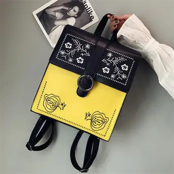 

Harajuku Korean Vintage Embroidery Fashion Uniform Backpack Mori Girl Shoulder Bag Multipurpose Handbag School Bag Knapsack