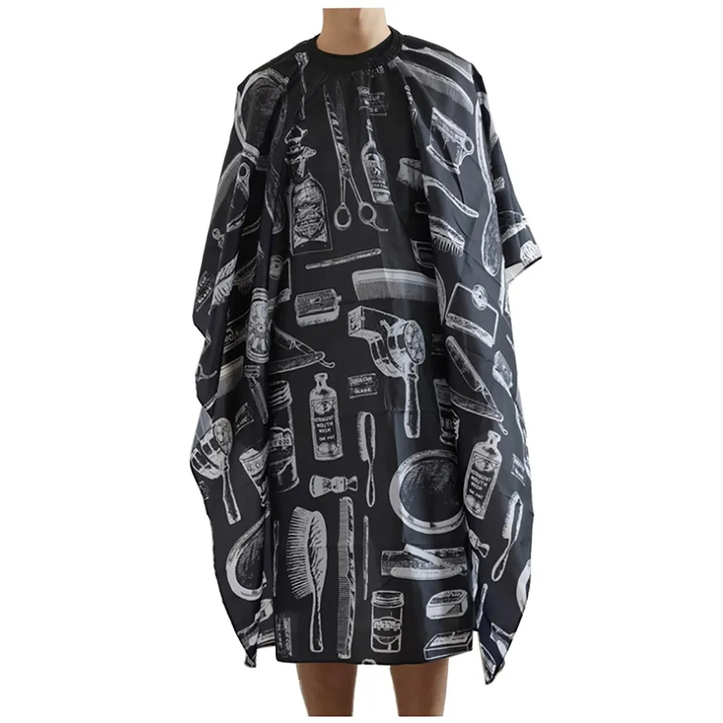 Парикмахерская накидка водонепроницаемая тканевая для стрижки волос