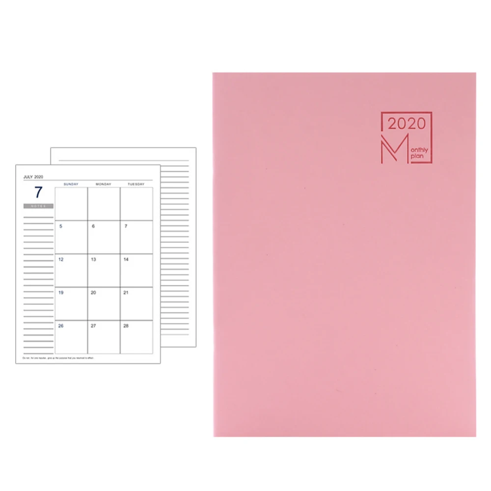 

2020 Cute Kawaii Notebook Cartoon Lovely Diary Journal Planner Notepad for Gift Notebook with calendar 48 Sheets