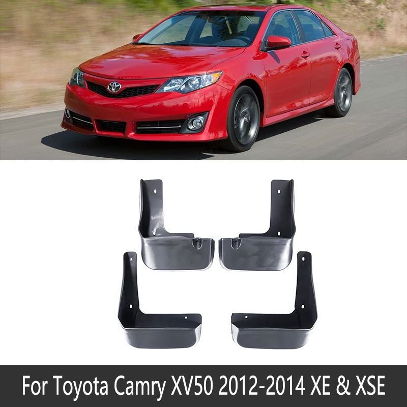 Брызговик для Toyota Camry XV20 XV30 XV40 XV50 XV70 20 30 40 50 70 1997~ Fender брызговик всплеск откидная крышка аксессуары - Название цвета: 12-14 XV50 XE XSE