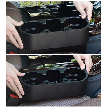 

1 Pcs Car Cup Holder Auto Interior Organizer Portable Multifunction Vehicle Seat Gap Cup Bottle Phone Drink Holder Stand Boxes