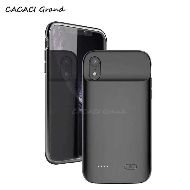 Тонкий силиконовый чехол для зарядного устройства для iPhone 11 PRO XS Max XR X 6 6s plus 7 8plus чехол для внешнего зарядного устройства