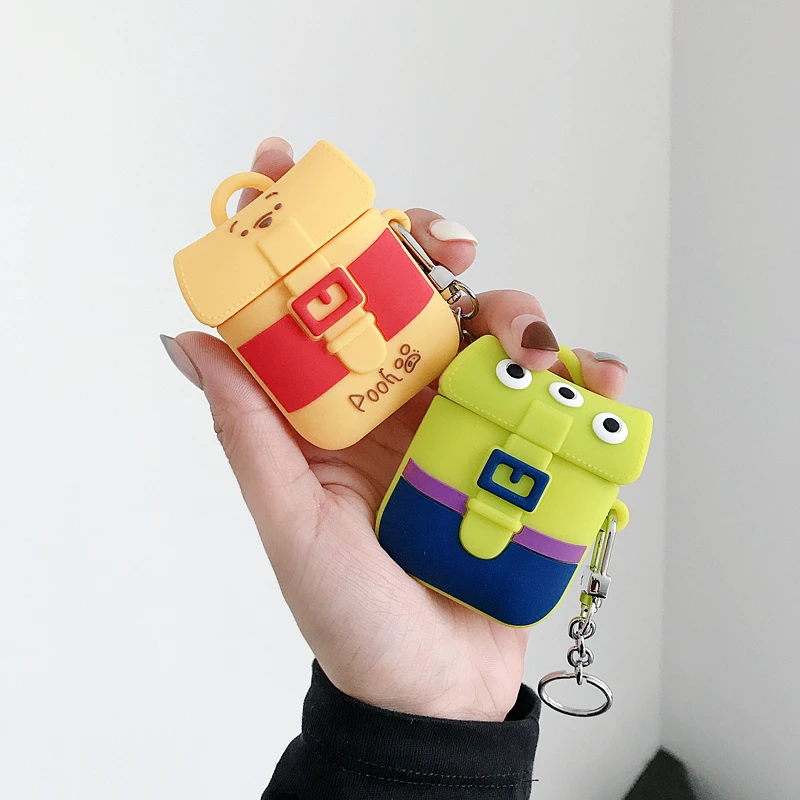 Мультяшный Аллен Винни Дак Мобильный телефон Веревка, гарнитура для airpods мягкая сумка Универсальный телефон крюк ремешок на запястье
