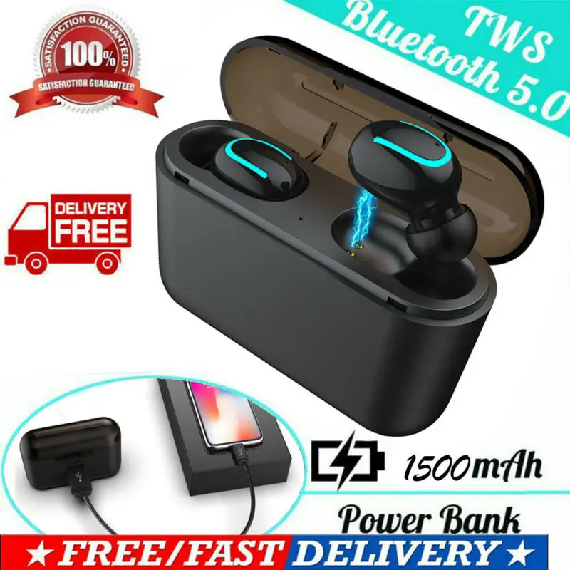 Портативные Bluetooth гарнитуры TWS беспроводные наушники высокого качества звука