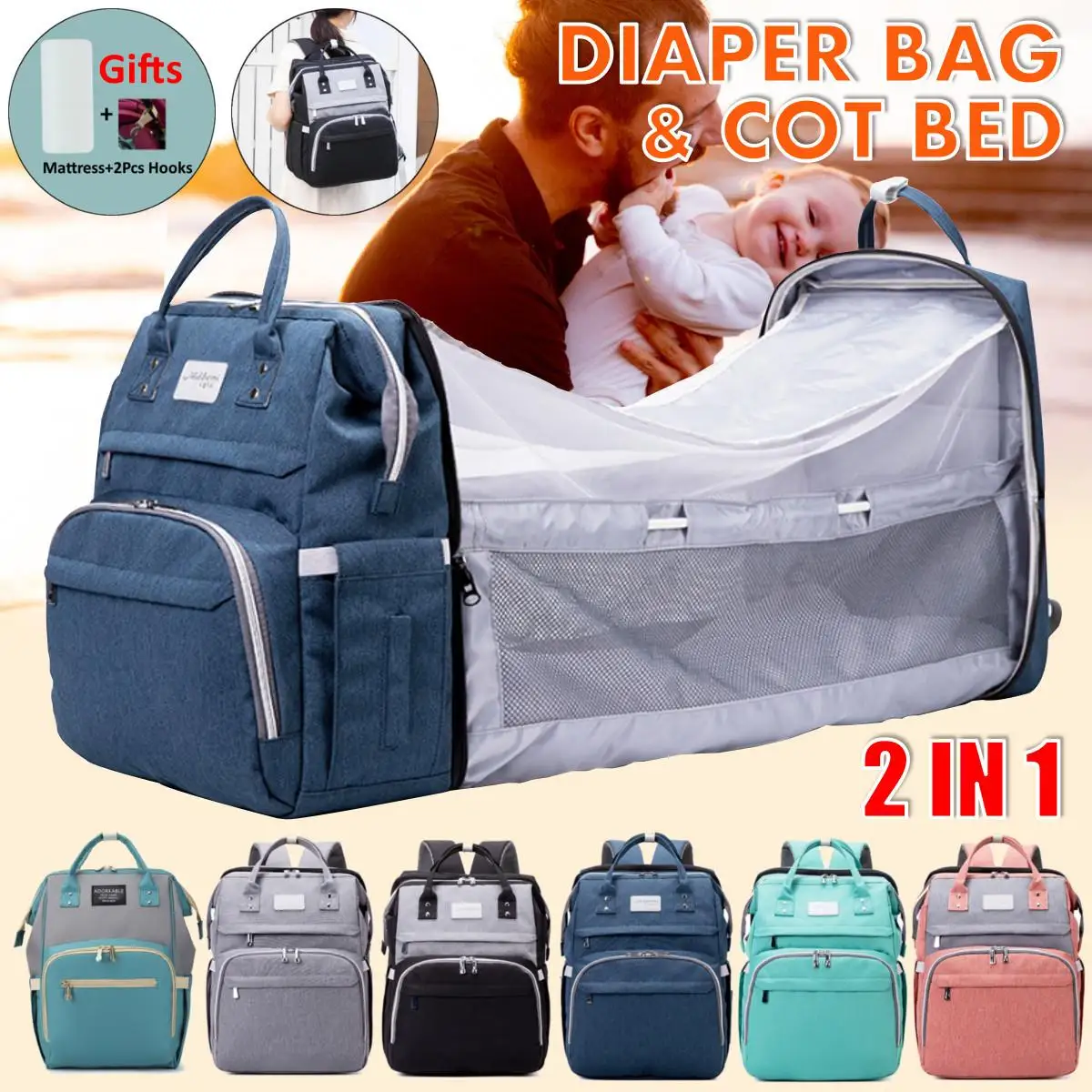 sac à dos lit de voyage gris lit pliable multifonction Sac à dos à langer pour bébé sac à dos pour poussette pour maman et papa sac à dos sac à dos portable crèche sac à dos lit de voyage gris lit pliable multifonction Sac à dos à langer pour bébé sac à dos pour poussette pour maman et papa sac à dos sac à dos portable crèche