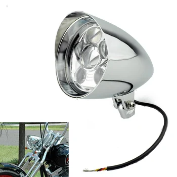 

Chrome LED Bullet Tri Bar 7" Headlight light ForFor Kawasaki Vulcan Classic VN400 VN500 VN800 VN900 VN1200 VN1500 VN1600 VN2000