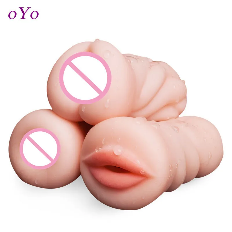 Oyo 4D Реалистичная Глубокая глотка Мужской мастурбатор силиконовый секс взрослые