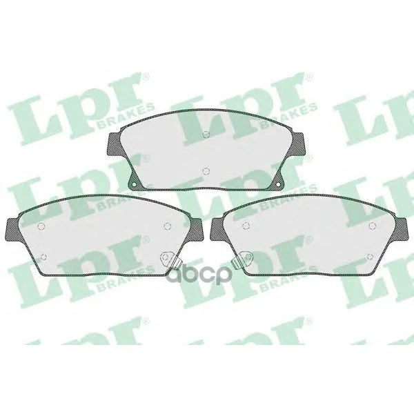 Колодки Тормозные Chevrolet Cruze/Opel Astra J 16" 10- Передние Lpr 05p1562 Lpr арт. 05P1562