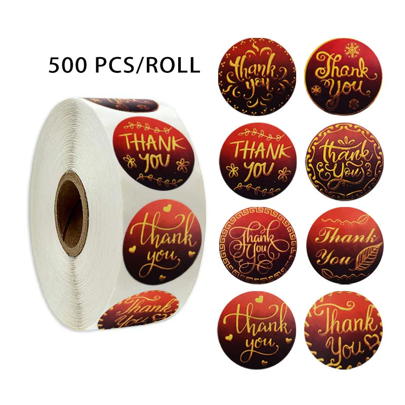 

Thank You Sticker Scrapbooking Paper Seal labels Sealing stickers for Gift envelope Decor Baby Shower baptism stickers Boy Girl
