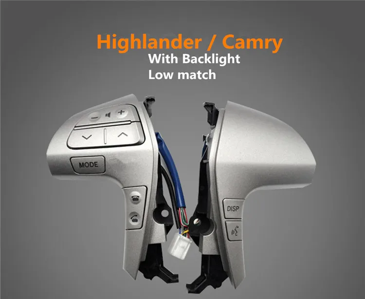 Кнопка управления аудиосигналом на руль с Bluetooth 84250 06160 для Toyota Camry Corolla Hilux Vigo Highlander