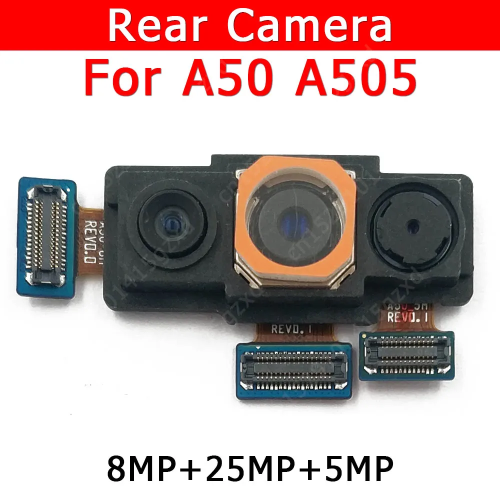 Cámara de visión trasera Original para Samsung Galaxy A50 A505, módulo de cámara principal, accesorios de teléfono móvil, piezas de repuesto