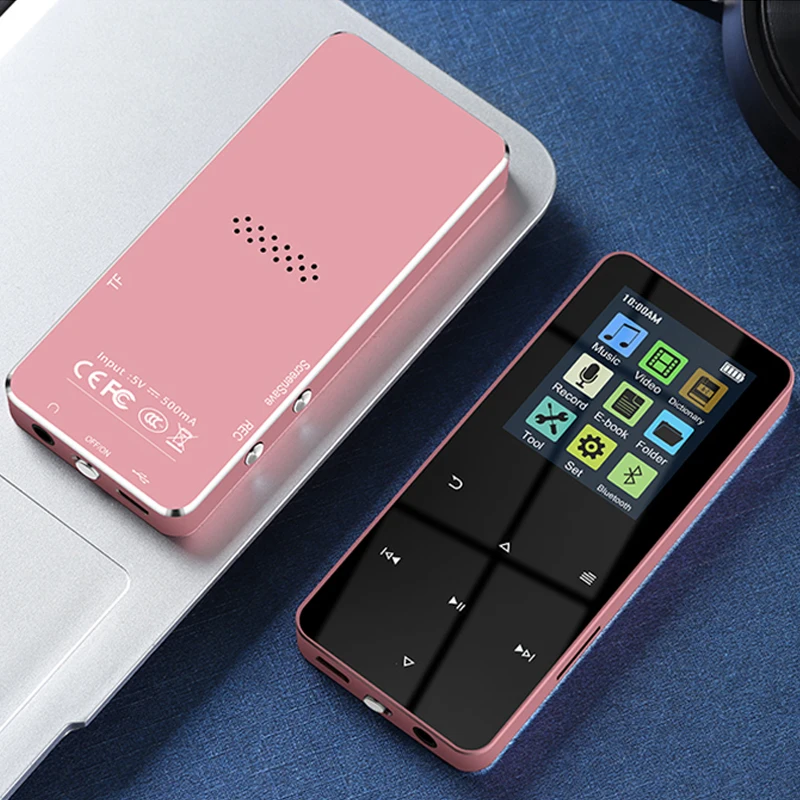 NEW MP3 MP4 HiFi Music Player Bluetooth-compatible Supports Card, With FM Alarm Clock Pedometer E-Book Built-in Speaker