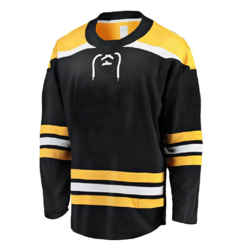 Men American Hockey Jerseys Sports Fans Wear Boston Jersey ORR KREJCI PASTRNAK MARCHAND BERGERON RASK McAvoy DEBRUSK Shirt | Спорт и