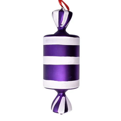 Рождественские украшения для конфет кулон 38 см фиолетовые окрашенные конфеты! Экспортные товары! Один по доступной цене - Цвет: 4