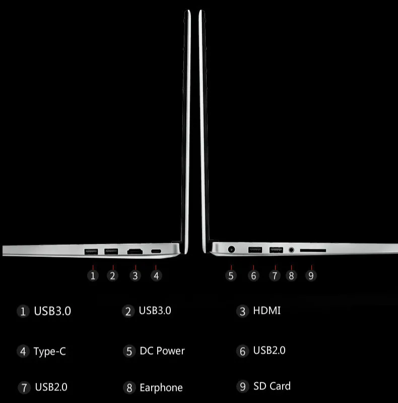 i7 Intel Metal Laptop 12GB RAM Windows 10 Business Office Notebook 1920*1080P IPS Portable PC Computer Student Netbook ноутбук