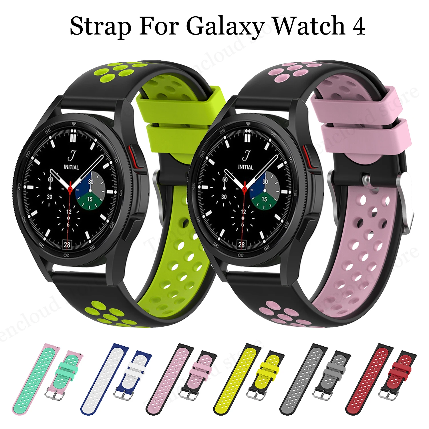 

Силиконовый ремешок для Samsung Galaxy Watch 4 Classic LTE 42 46 мм, сменный Браслет для Galaxy Watch 4 R860 R870 R880 R890