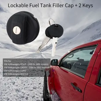 

Premium Fuel Tank Filler Lockable Cap Cover With 2 Keys For VOLKSWAGEN Vehicles Car Accessories Replacement Parts Hot