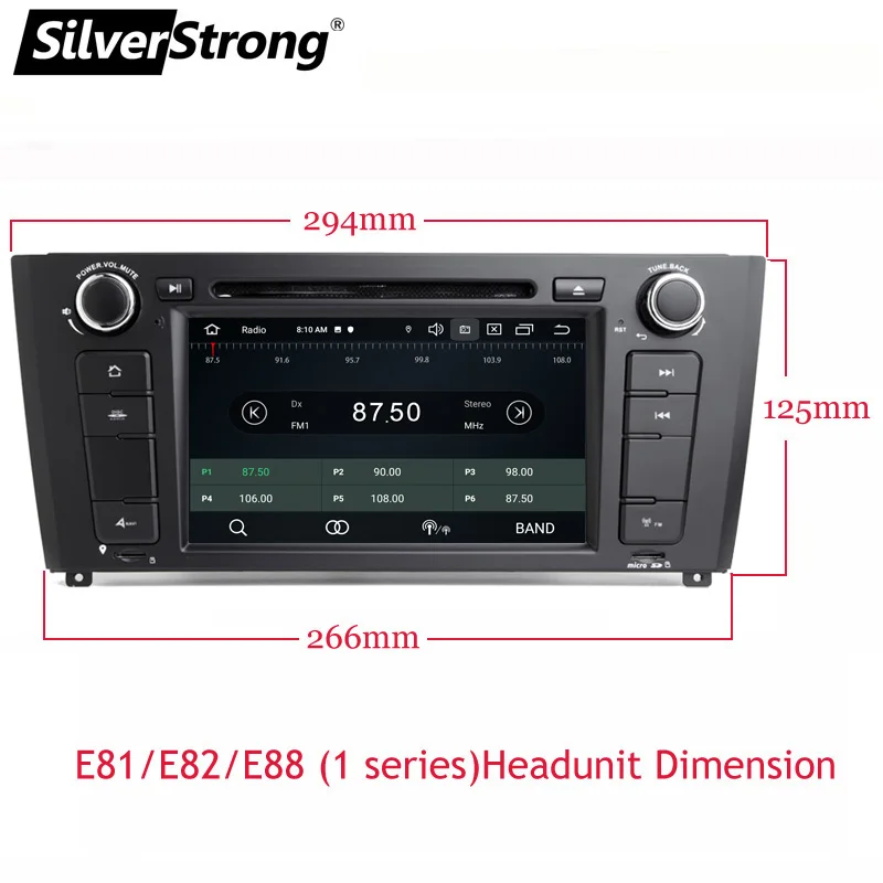 Best SilverStrong 64GB ROM IPS Android9.0 8Core 4G ROM Car DVD for BMW 113 116 118i 120i E81 E82 E88 2004-2011 1 Series 2 Best SilverStrong 64GB ROM IPS Android9.0 8Core 4G ROM Car DVD for BMW 113 116 118i 120i E81 E82 E88 2004-2011 1 Series 2