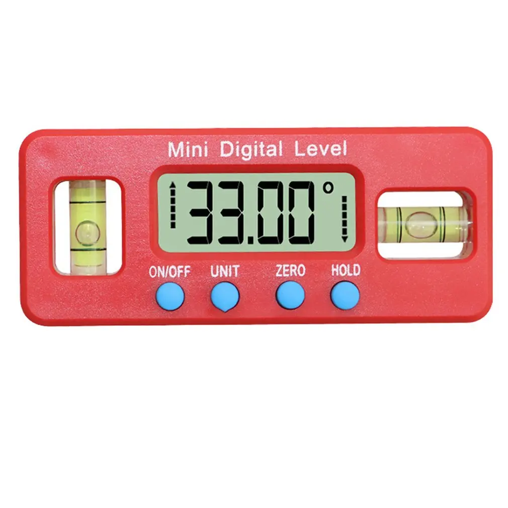 

Strong Magnetic 3V Large Capacity Lithium Battery Electronic Mini Level Instrument Inclinometer Angle Ruler