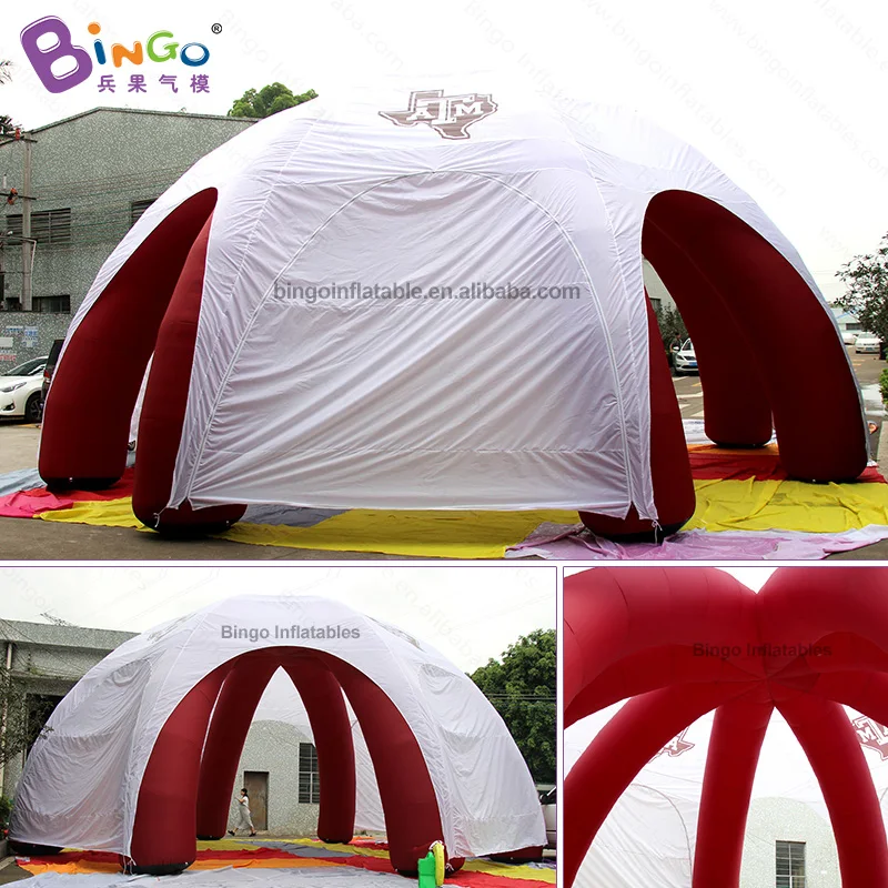 

Specially customized 10x5m inflatable spider white tent / 8ft inflatable queue publicity tent/free shipping advertising sales b