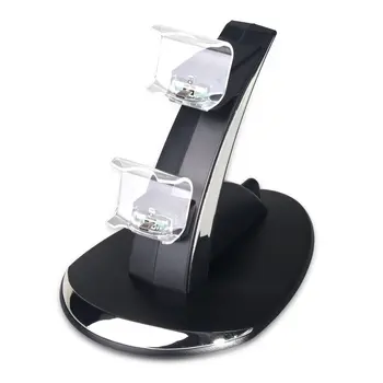 

For PS4 Controller Charger Dock Dual USB Charging Stand Station Cradle for Sony Playstation 4 PS4 / PS4 Pro /PS4 Slim Controller