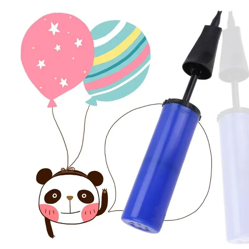 

portable Mini Balls Pump balloon accessories inflator hand push Air Pump Two kinds of needles Party Supplies foil ballon pump