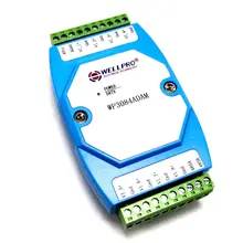 0-10 в аналоговый входной модуль сбора напряжения RS485 MODBUS communication-WP3084ADAM