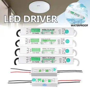 

10/15/20/24/30/36W LED Driver Power Supply Waterproof Lighting Transformer Driver Adapter For LED Strip Light Panel Light