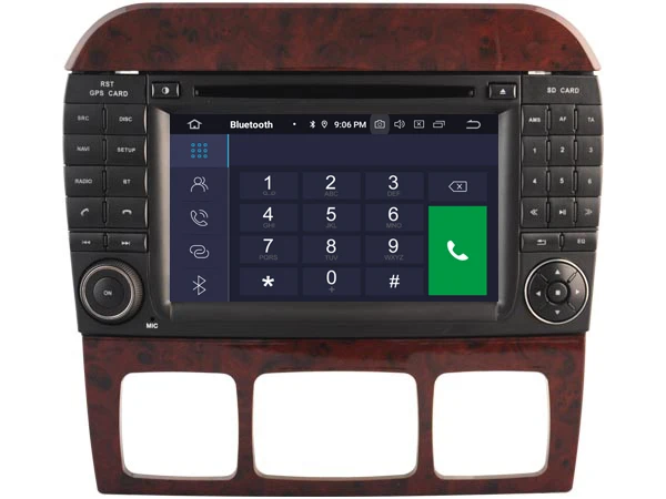 RUISO 4g+ 64g 8-Core автомобильный DVD плеер Android 9,0 для BENZ S CLASS автомобильный мультимедийный DVD Авто Радио Стерео 1080P GPS wi-fi DVR dab obd ips